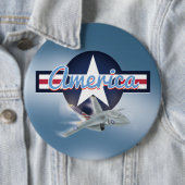 American Jet Fighter Button (Beispiel)