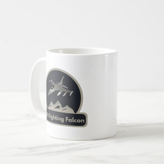 American Jet Fighter Kaffeetasse (Vorderseite Links)