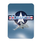 American Jet Fighter Magnet (Vertikal)