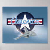 American Jet Fighter Poster (Vorne)