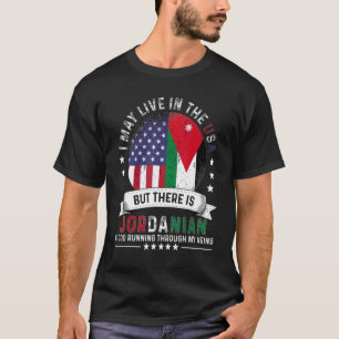 American Jordanian Zuhause in US Patriot American  T-Shirt