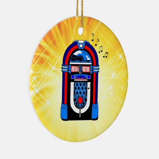 American Jukebox Keramik Ornament (Rechts)