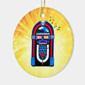 American Jukebox Keramik Ornament (Links)