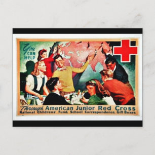 American Junior Red Cross Postkarte