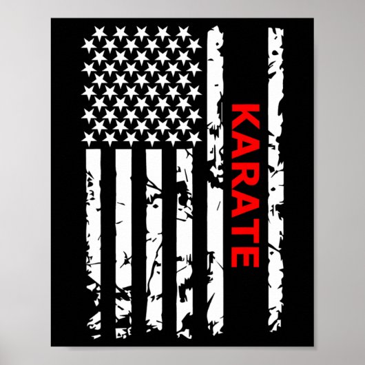 American Karate Poster (Vorne)
