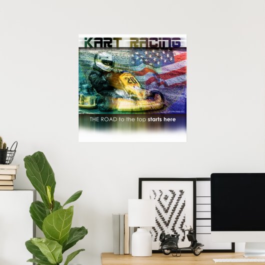 American Karting Poster (Heimbüro)