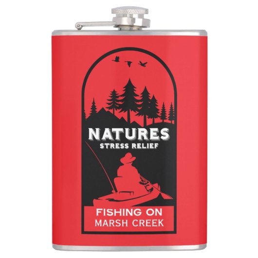 American Kayak Fishing Flachmann (Vorderseite)