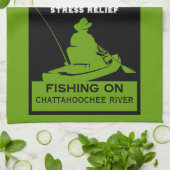 American Kayak Fishing Geschirrtuch (Gefaltet)