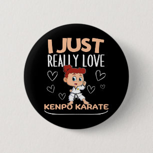 American Kenpo Girl Coach I gerade wirklich Liebe Button