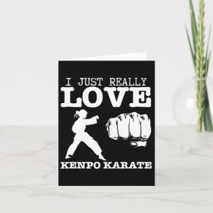 American Kenpo Girl Coach I gerade wirklich Liebe  Karte