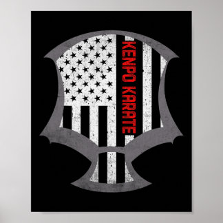American Kenpo Karate Martial Artist Poster
