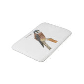 American Kestrel bird illustration Badematte (Schrägansicht)