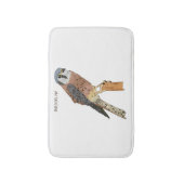American Kestrel bird illustration Badematte (Vorderseite Vertikal)