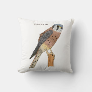 American Kestrel bird illustration Kissen
