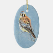 American Kestrel, Falcon Bird Hawk Keramik Ornament (Rechts)