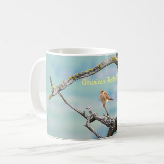 American Kestrel Kaffeetasse (Vorderseite Links)
