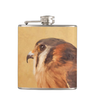 American Kestrel Painting - Original Bird Art Flachmann