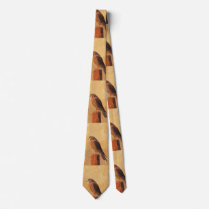 American Kestrel Painting - Original Bird Art Krawatte