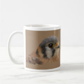 American Kestrel Portrait Kaffeetasse (Links)