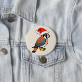 American Kestrel Santa Button (Beispiel)