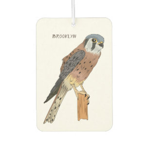 American Kestrel Vogelillustrierung Autolufterfrischer