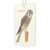 American Kestrel Vogelillustrierung Autolufterfrischer (Links)