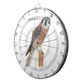 American Kestrel Vogelillustrierung Dartscheibe (Vorderseite rechts)