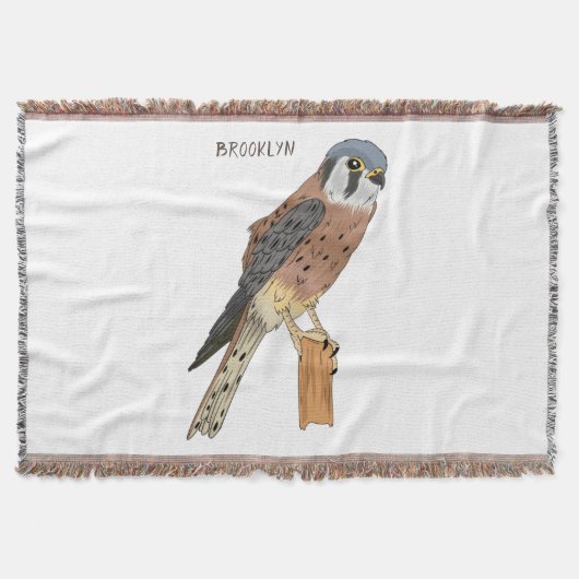 American Kestrel Vogelillustrierung Decke (Vorderseite)