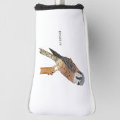American Kestrel Vogelillustrierung Golf Headcover (Rotieren 90)