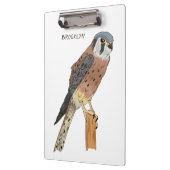 American Kestrel Vogelillustrierung Klemmbrett (Links)