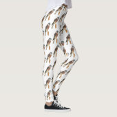 American Kestrel Vogelillustrierung Leggings (Rechts)