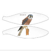 American Kestrel Vogelillustrierung Mini Basketball (Panele)