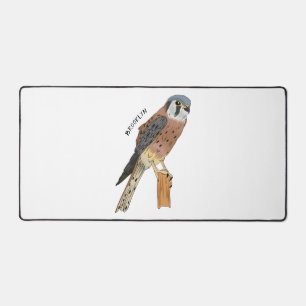 American Kestrel Vogelillustrierung Schreibtischunterlage