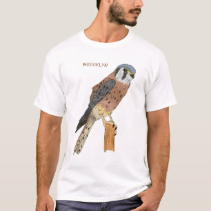 American Kestrel Vogelillustrierung T-Shirt