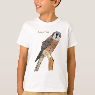 American Kestrel Vogelillustrierung T-Shirt
