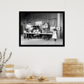 American Kindergarten in Hampton, VA 1899 Poster (Küche)