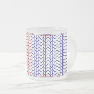 AMERICAN KNIT Frosted Glass Becher Mattglastasse
