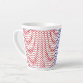 AMERICAN KNIT Latte Tasse (Linke Ecke)