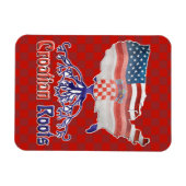 American Kroate Roots Foto Magnet (Horizontal)