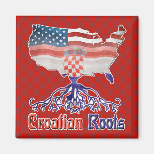 American Kroate Roots Magnet