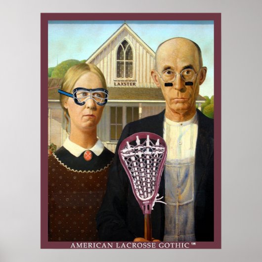 American Lacrosse Gothic Poster (Vorne)