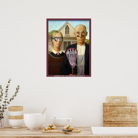 American Lacrosse Gothic Poster (Küche)