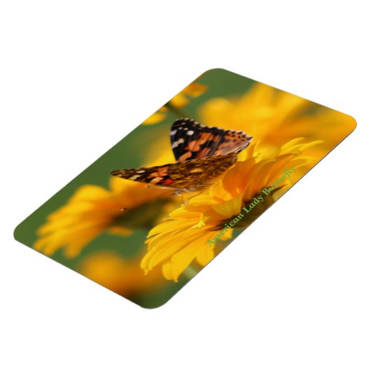 American Lady Butterfly Magnet (Linke Seite)