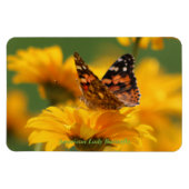 American Lady Butterfly Magnet (Horizontal)