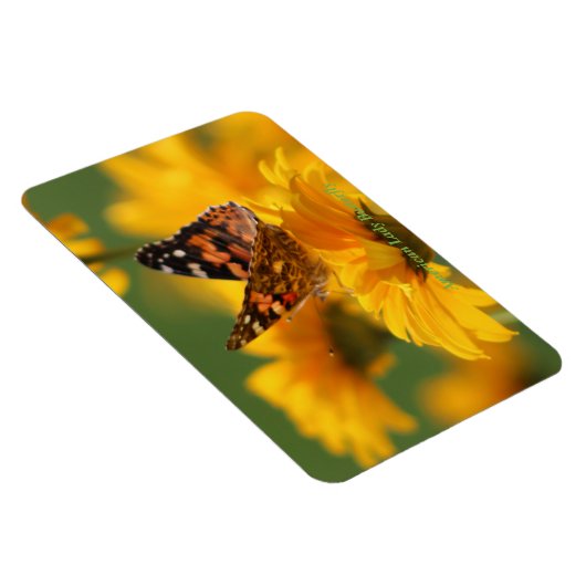 American Lady Butterfly Magnet (Rechte Seite)