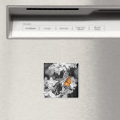 American Lady Butterfly On Apple Blossom Magnet (In Situ (Geschirrspüler))