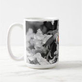 American Lady Butterfly On Blossom Coffee Tasse (Links)