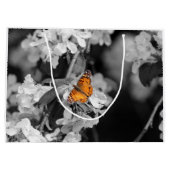 American Lady Butterfly On Blossom Geschenktasche Große Geschenktüte (Rückseite)