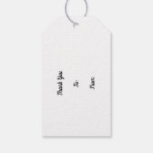 American Lady Butterfly On Blossom Gift Tag Geschenkanhänger (Rückseite)