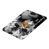 American Lady Butterfly On Blossom Magnet (Linke Seite)